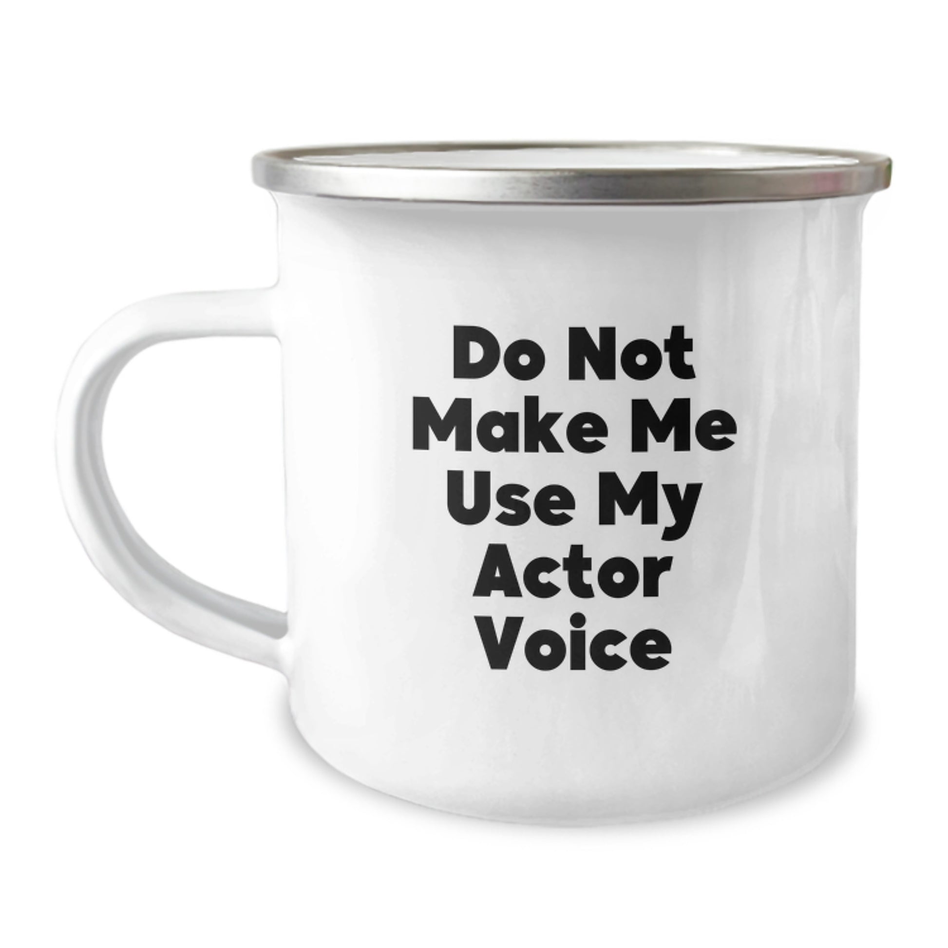 Actor Keepsake Camping Mug for Him Birthday Gift with Quote Print - Image 1