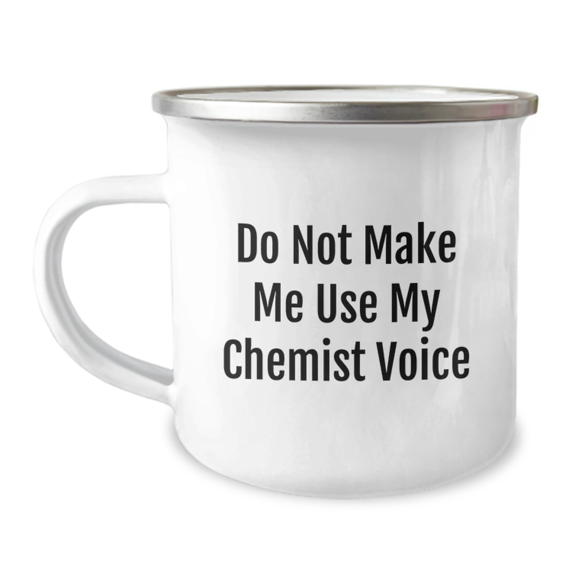 Funny Chemist Gifts from Friends for Graduation Unique Camping Mugs - Not My Chemist Voice - Stainless Steel - Image 1