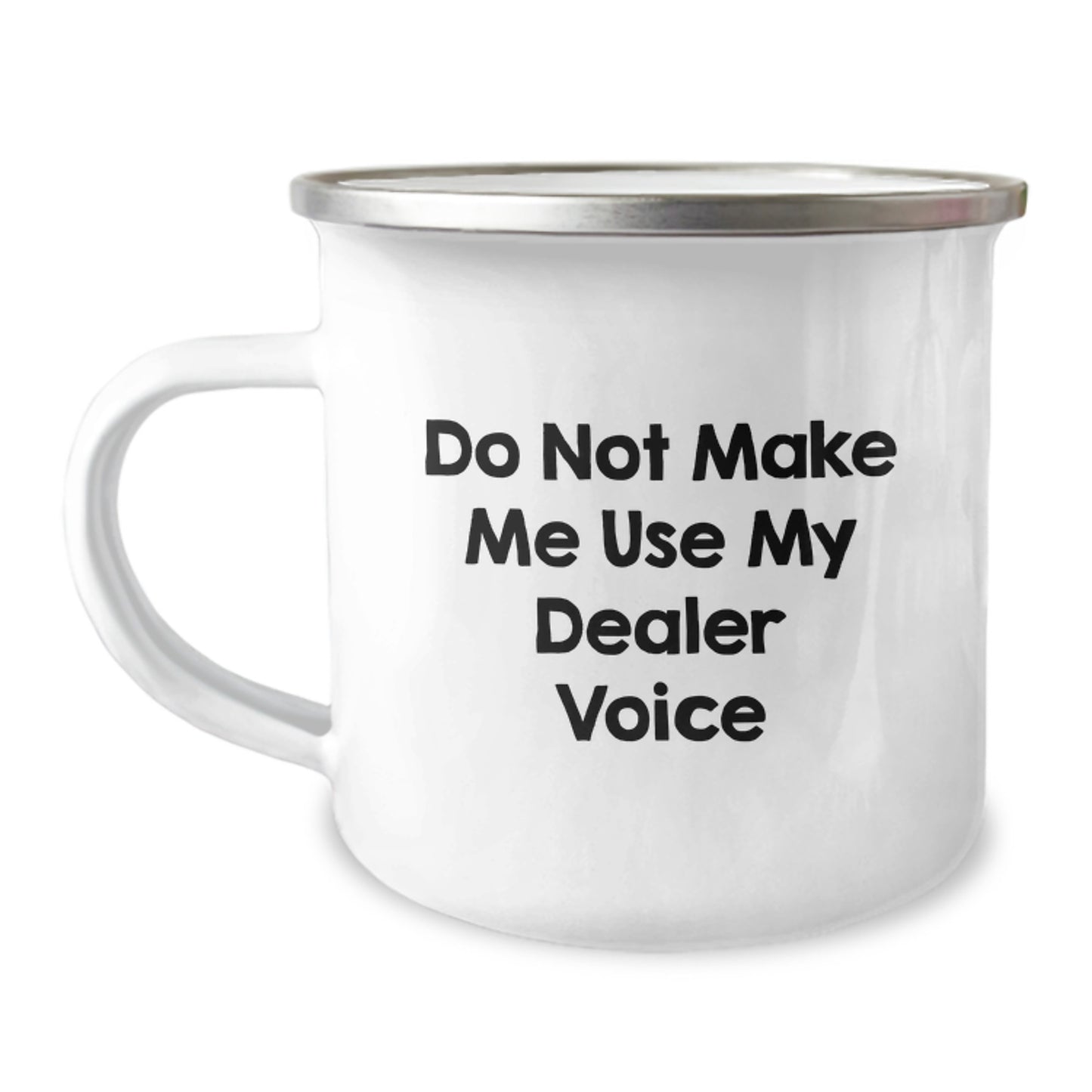 Birthday Gift for Her Dealer Camping Mug Present with Enamel Finish - Image 1