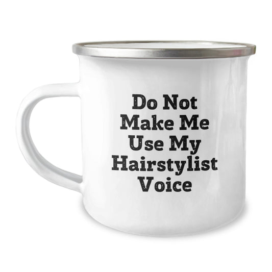Hairstylist Keepsake Camping Mug for Him Graduation Gift - Image 1