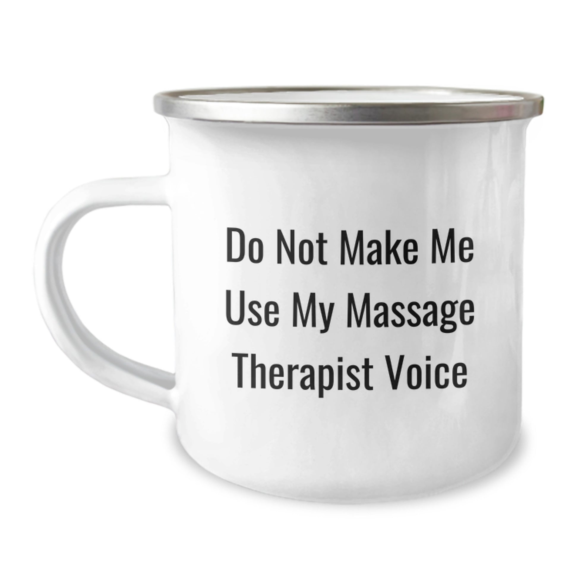 12oz Stainless Camping Mug for a Best Friend - Massage Therapist Gift - Image 1