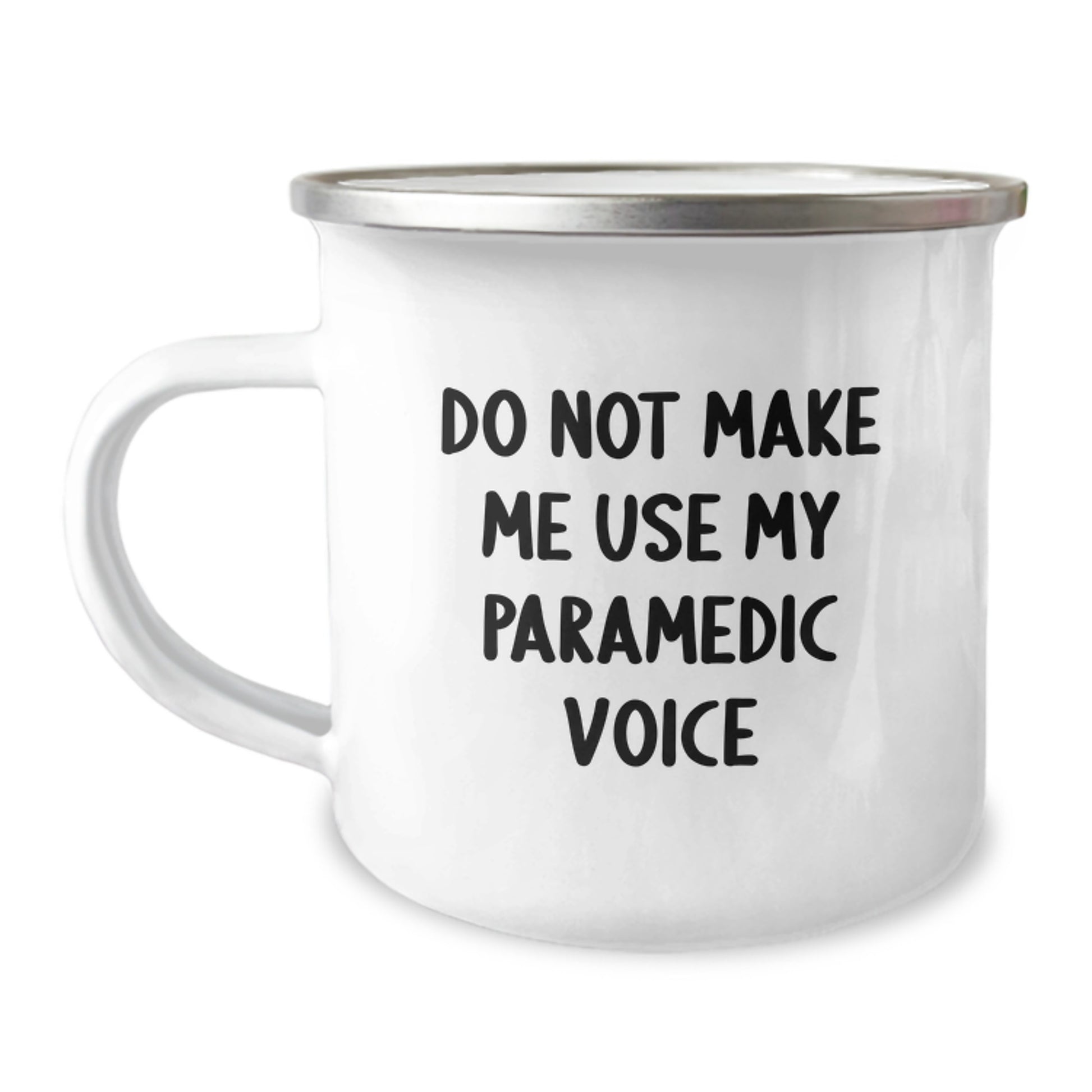 Funny Rescue Worker Gifts for Friends Men from Family Graduation Unique Funny Rescue Worker Camping Mug - Do Not Make Me Use My Rescue Worker Voice - Image 1