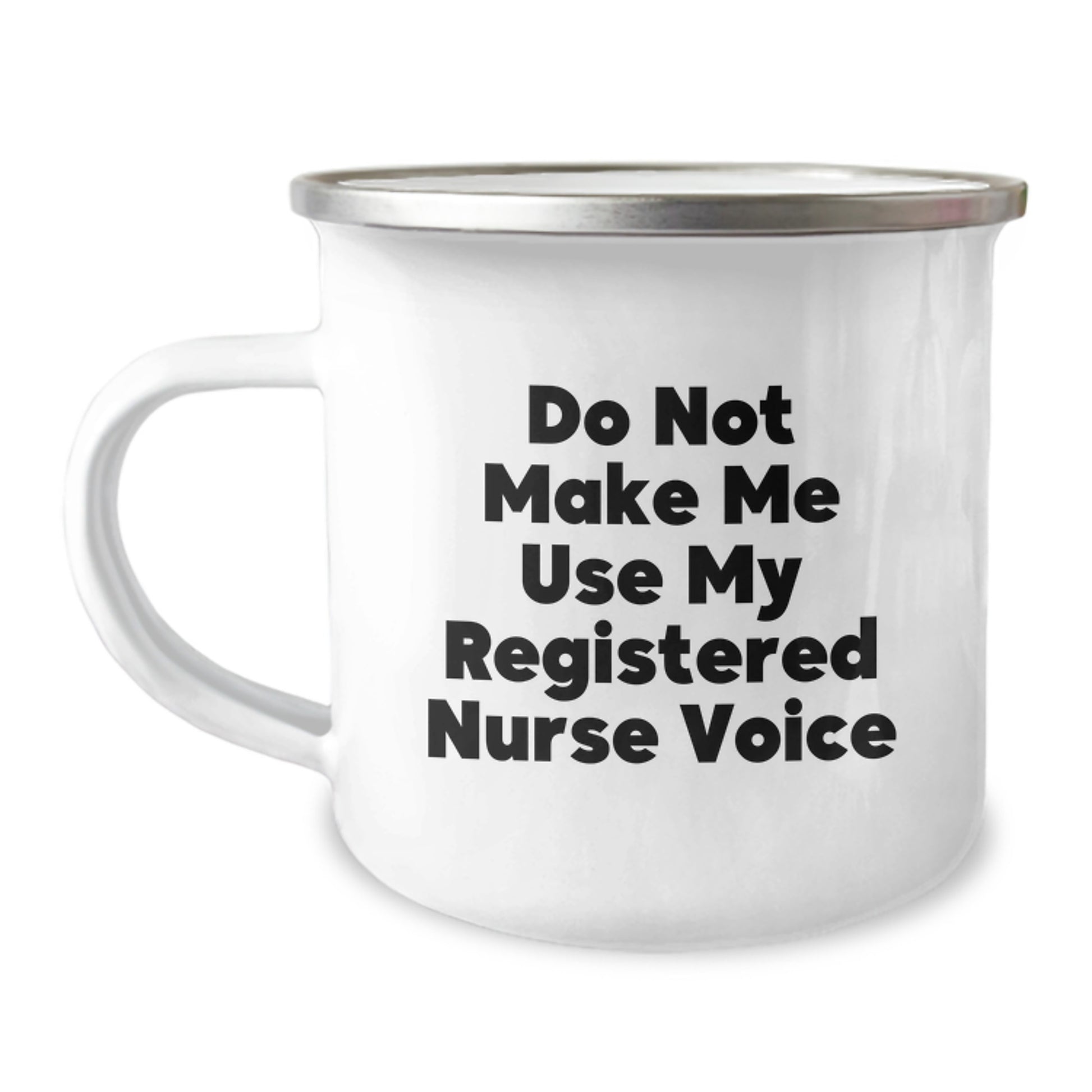 Sassy Registered Nurse Camping Mug Novelty Birthday Gift for Friends - Image 1