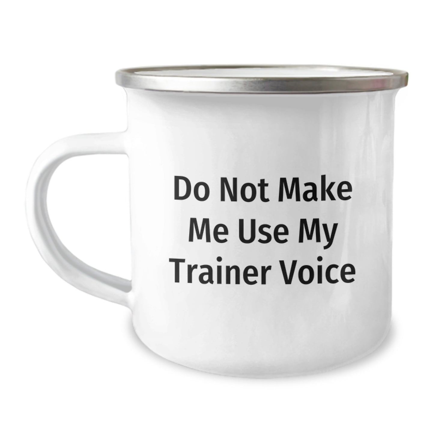Trainer Camping Mug – Novelty Keepsake for Friends Birthday Gift - Image 1