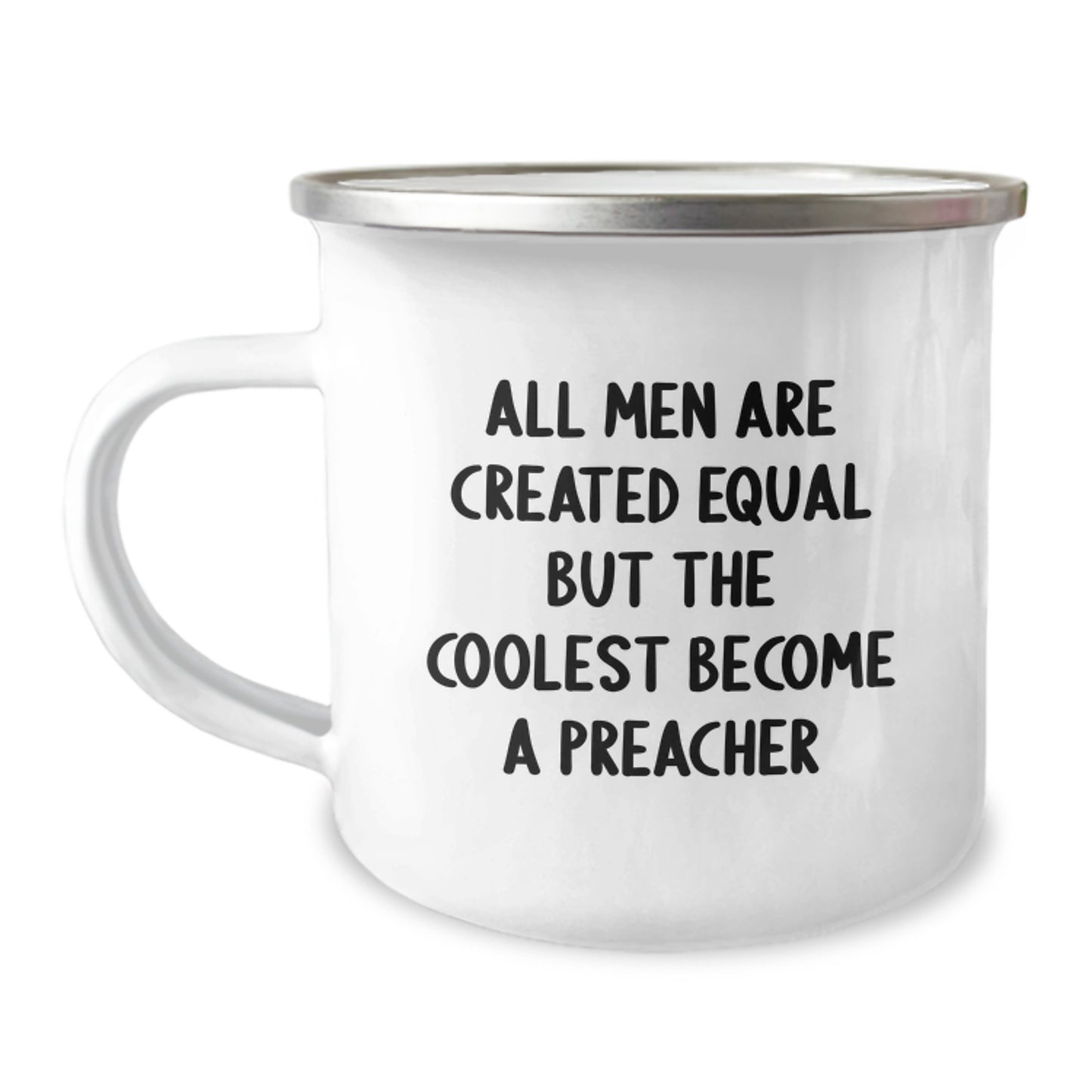 Funny Preacher Gifts for Men, Father's Day Unique Ideas, Camping Mug for Preacher Enthusiasts, Gifts from Friends for Dad - Image 1
