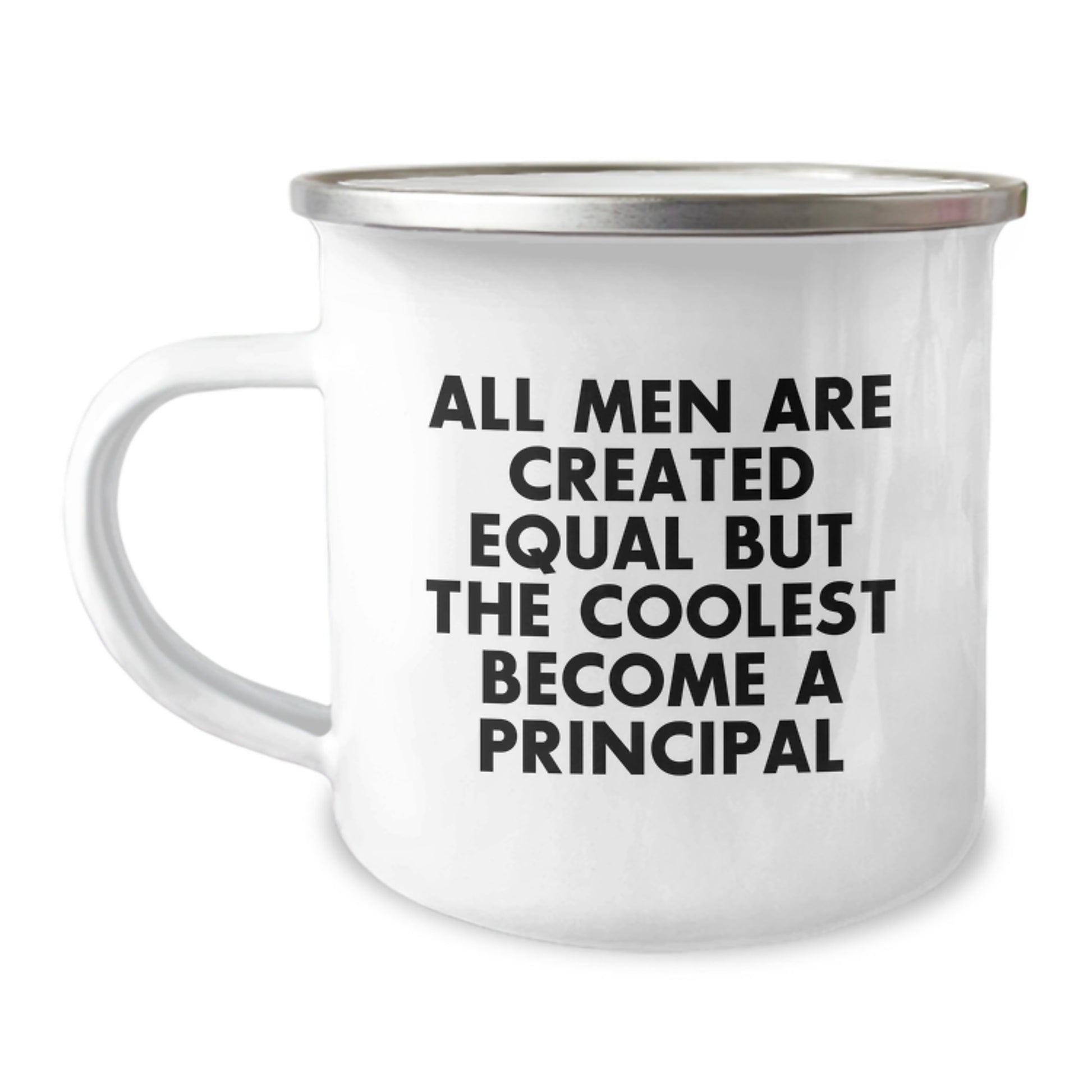 Funny Principal Gifts for Men, Camping Mug with Quirky Quote - Gifts from Friends, Family, Dad to Principal, Father's Day Unique Gifts - Image 1