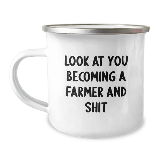 Funny Farmer Gifts from Friends and Family, Perfect for Mother's Day Unique Gifts, Camping Mug - Image 1