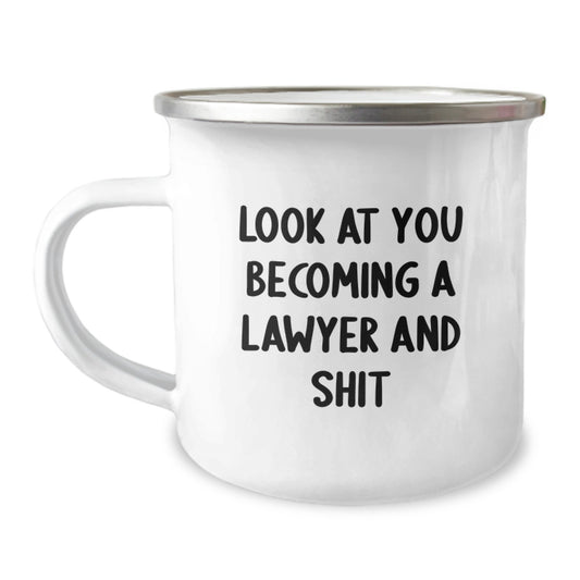 Lawyer Keepsake Camping Mug for Him Official Stainless Graduation Gift - Image 1