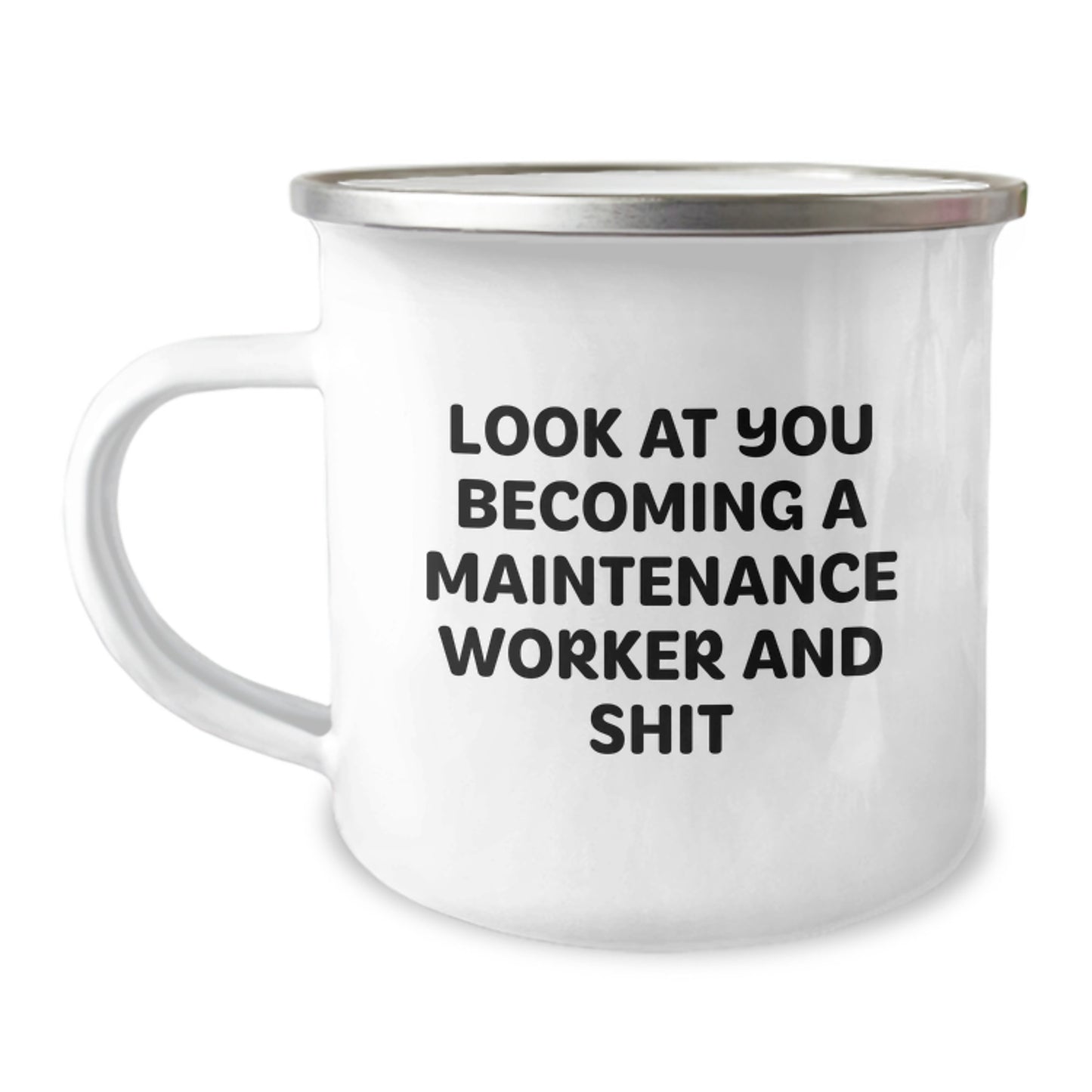 Funny Maintenance Worker Gifts from Friends for the New Maintenance Worker in Your Life, Unique Gifts for Maintenance Worker After Graduation, Funny Camping Mug for Camping Lovers - Image 1
