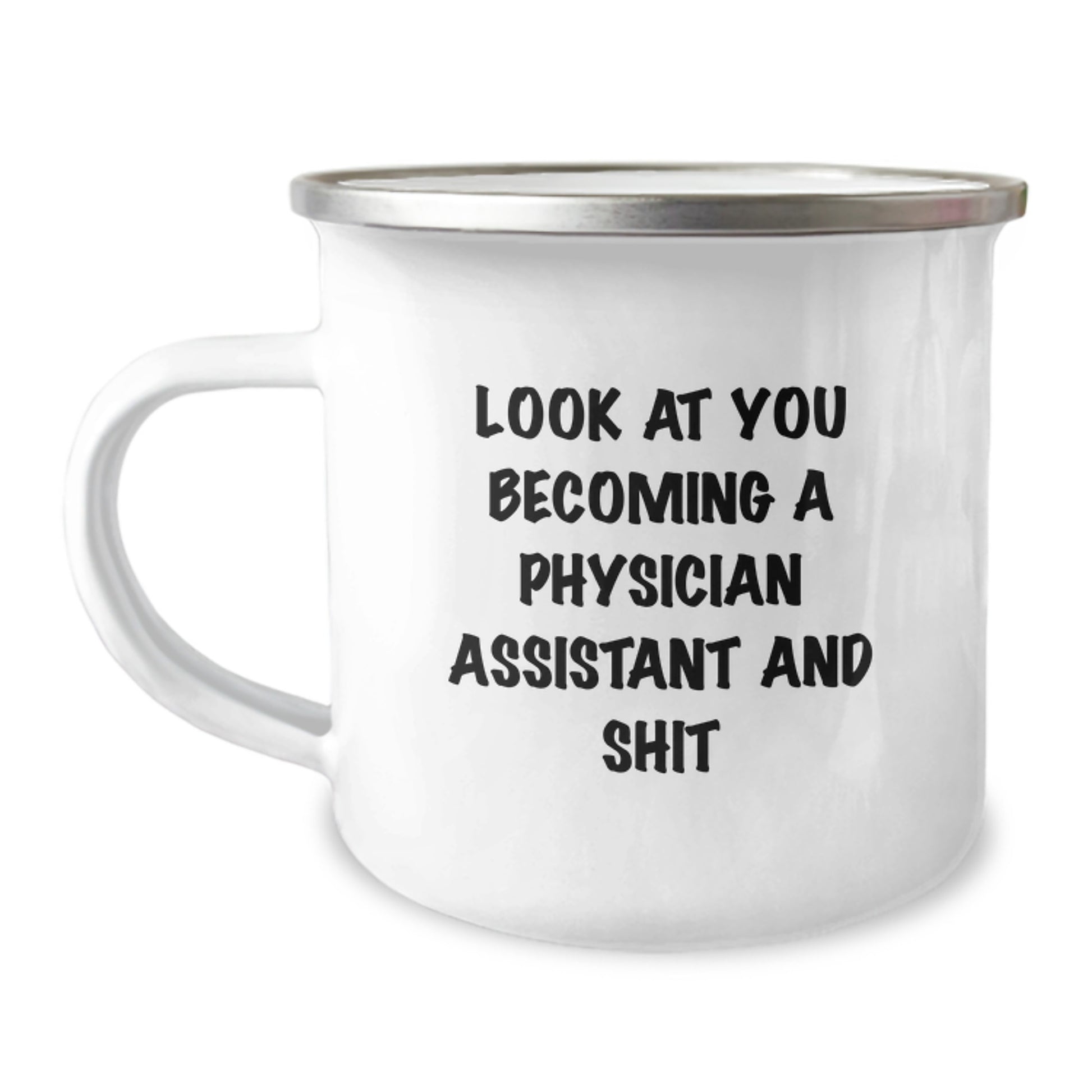 Physician Assistant Keepsake Stainless Camping Mug for Him Birthday Gift - Image 1