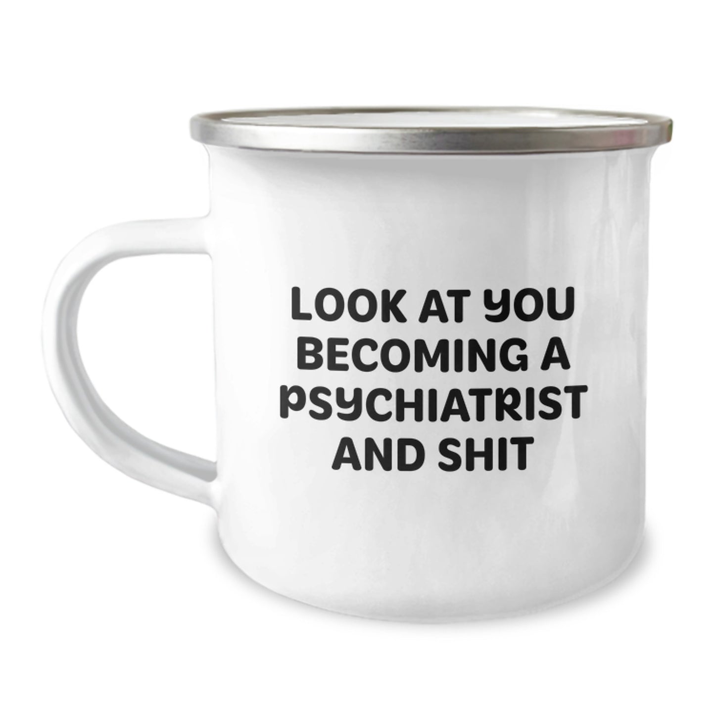 Psychiatrist Camping Mug Idea for Coworkers Surprise Birthday Gift - Image 1