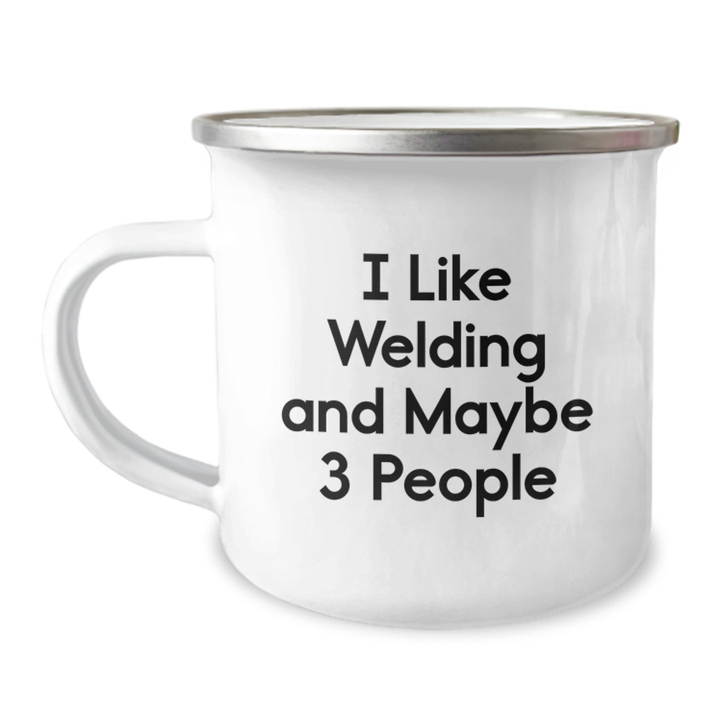 Funny Welding Gifts for Men, Unique Camping Mug for Welding Enthusiasts, 'I Like Welding And Maybe 3 People' Mugs for Graduation Unique Gifts from Friends - Image 1