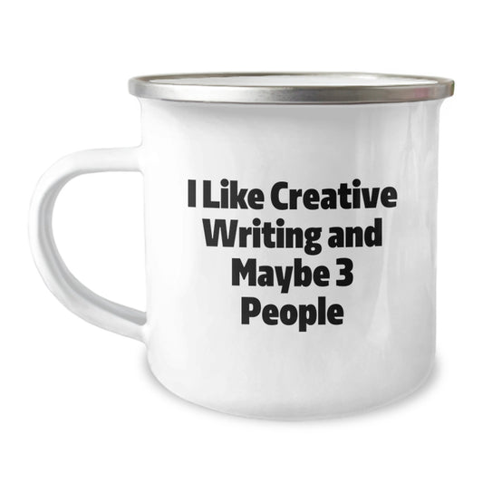 Creative Writing Keepsake Premium Camping Mug for Him Birthday Gift - Image 1