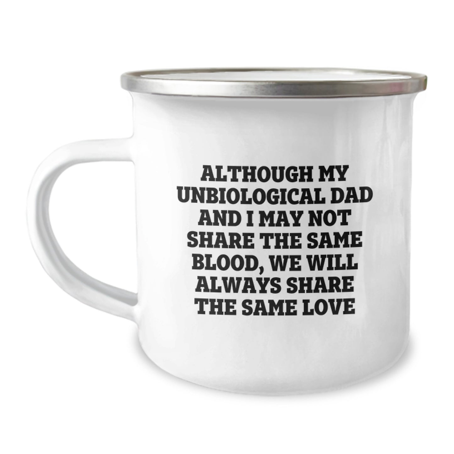 Unbiological Dad Camping Mug Keepsake Birthday Gift for Him - Image 1