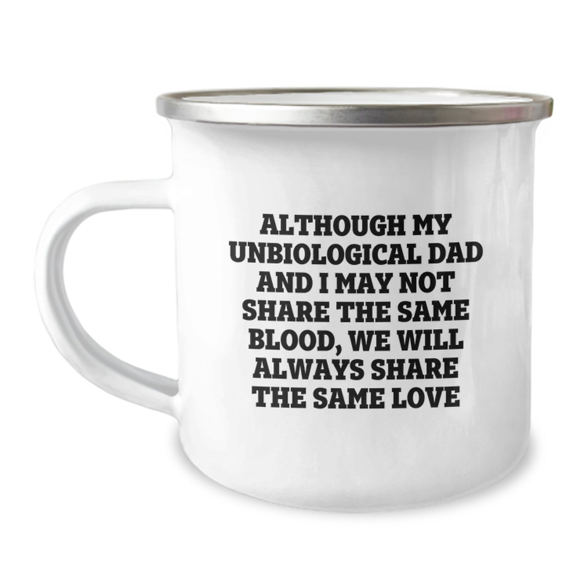 Unbiological Dad Camping Mug Keepsake Birthday Gift for Him - Image 1