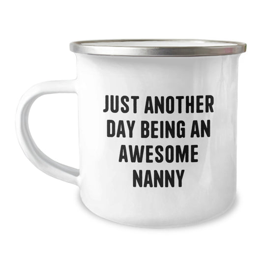Birthday Gift Nanny Camping Mug for Her Present - Image 1