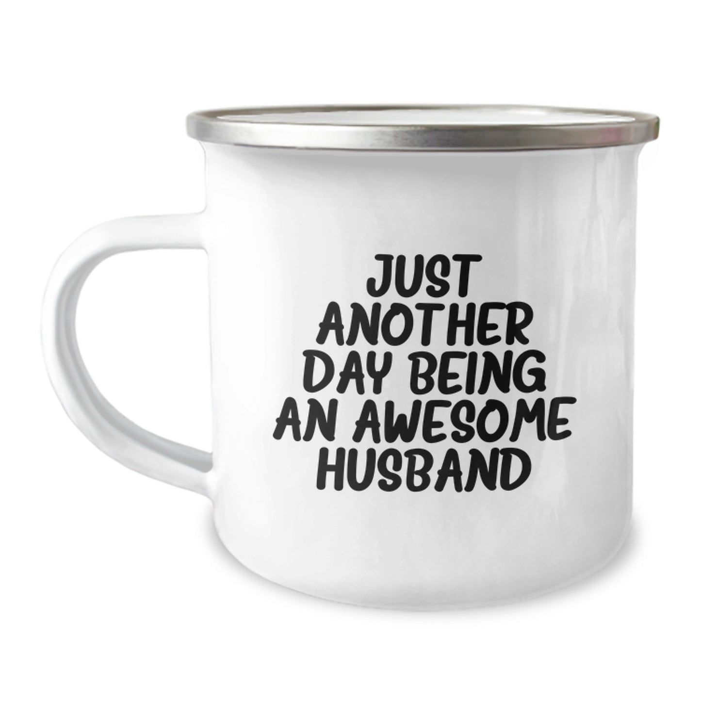 Birthday Gift Camping Mug for Dad Present – Husband's Daily Cheers - Image 1