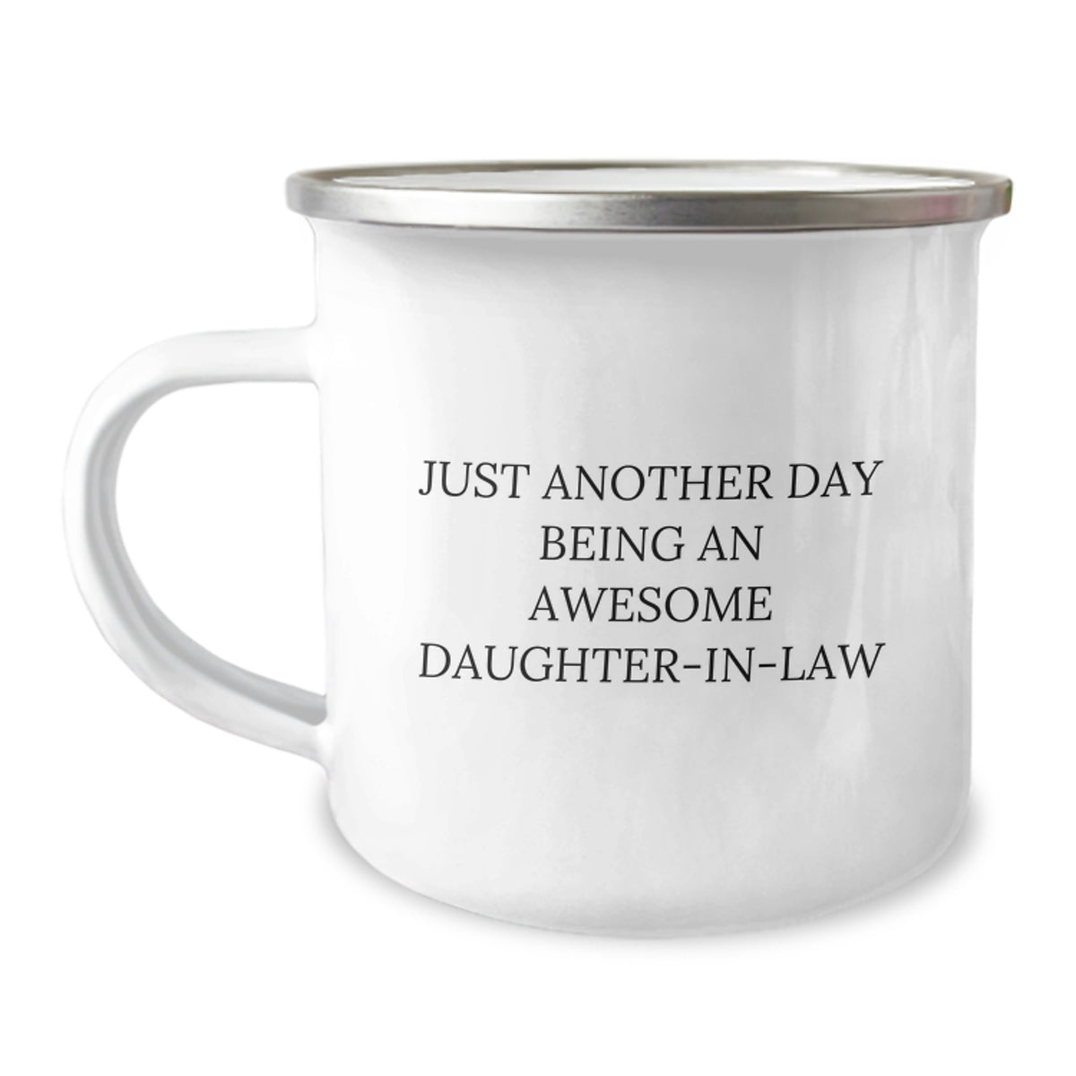 Funny Daughter-in-law Gifts from Men for Daughter-in-law Birthday Unique Camping Mug - Just Another Day Being An Awesome Daughter-in-law - Image 1