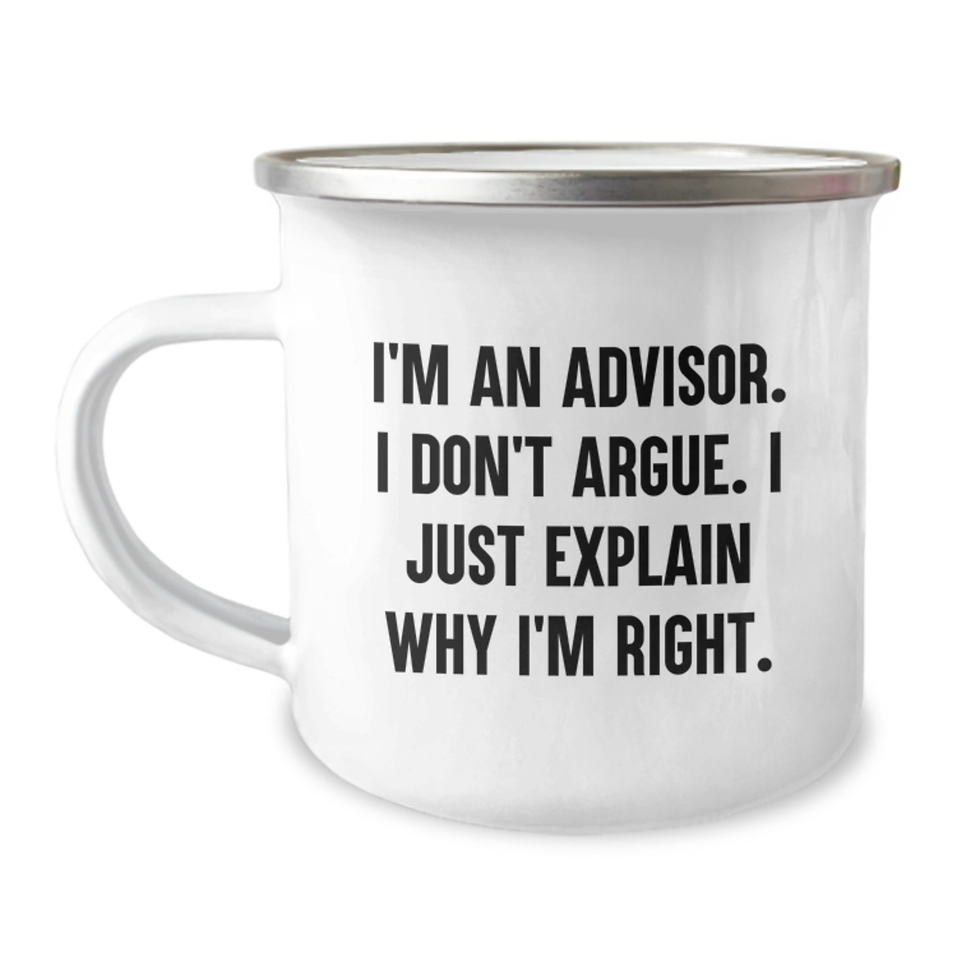 Advisor Keepsake Camping Mug for Him Birthday Gift - Image 1
