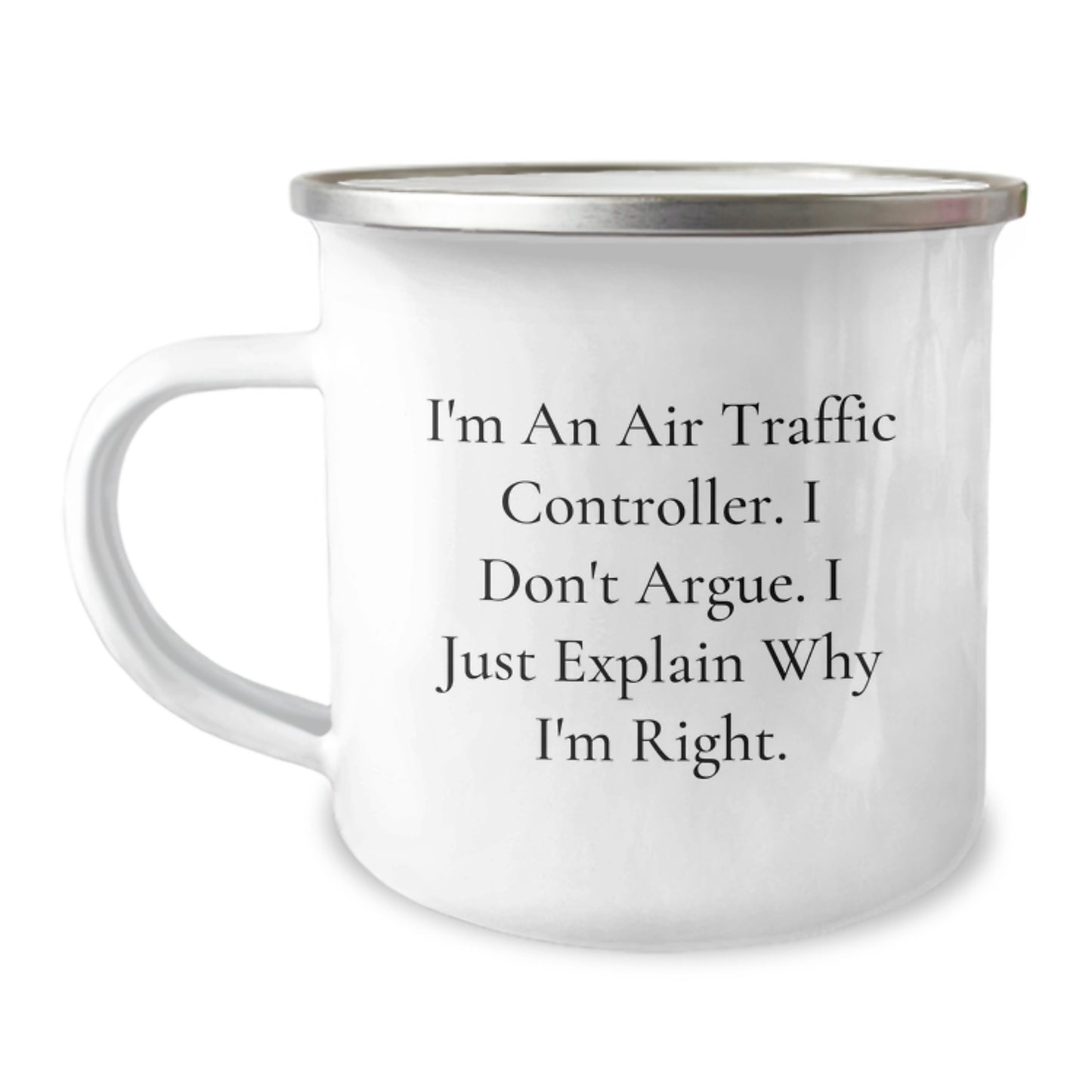 Air Traffic Controller Keepsake Camping Mug Birthday Gift for Him - Image 1