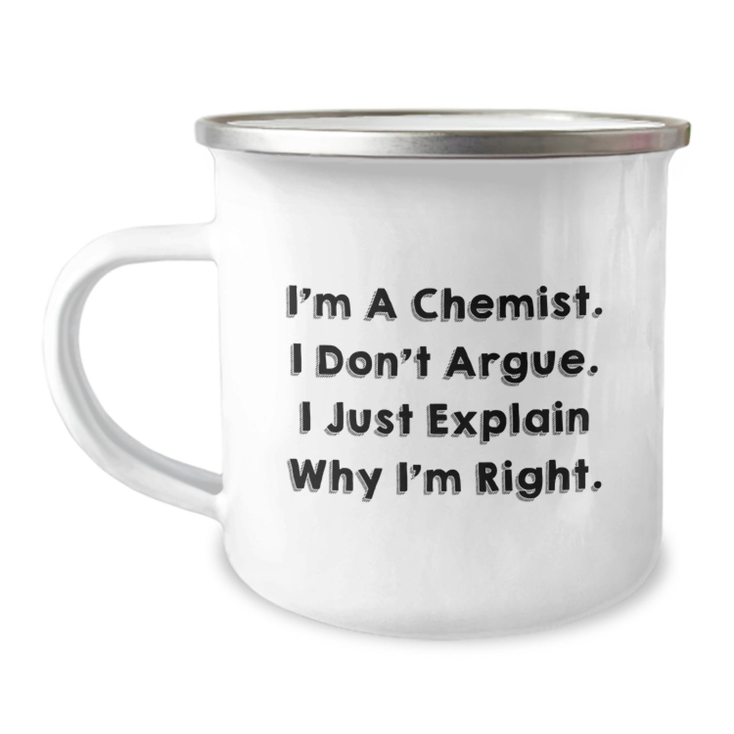 Funny Chemist Camping Mug Gifts from Friends for Mom and Dad on Mother's Day - Image 1
