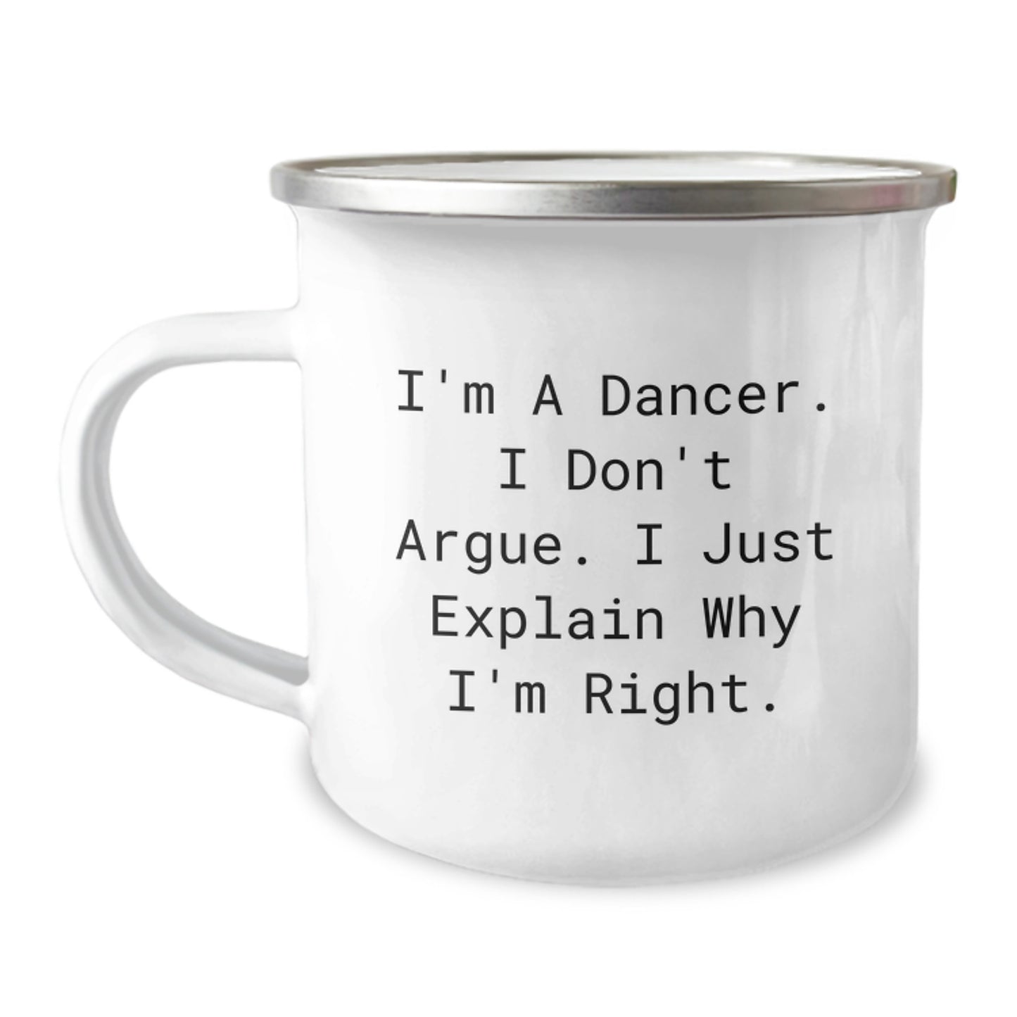 Funny Dancer Gifts for Mother's Day from Family, Unique Camping Mugs with Inspirational Quote, Dancer Mom Coffee Mug - Image 1