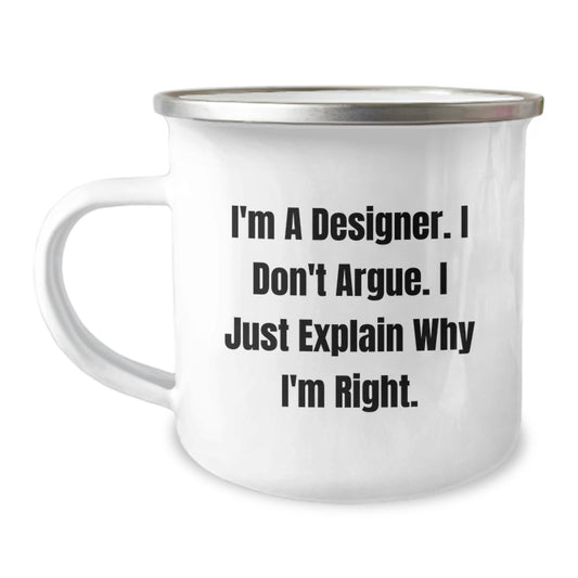 Designer Camping Mug Gifts from Men to Women Funny Inspirational Quote Mother's Day Unique - Image 1