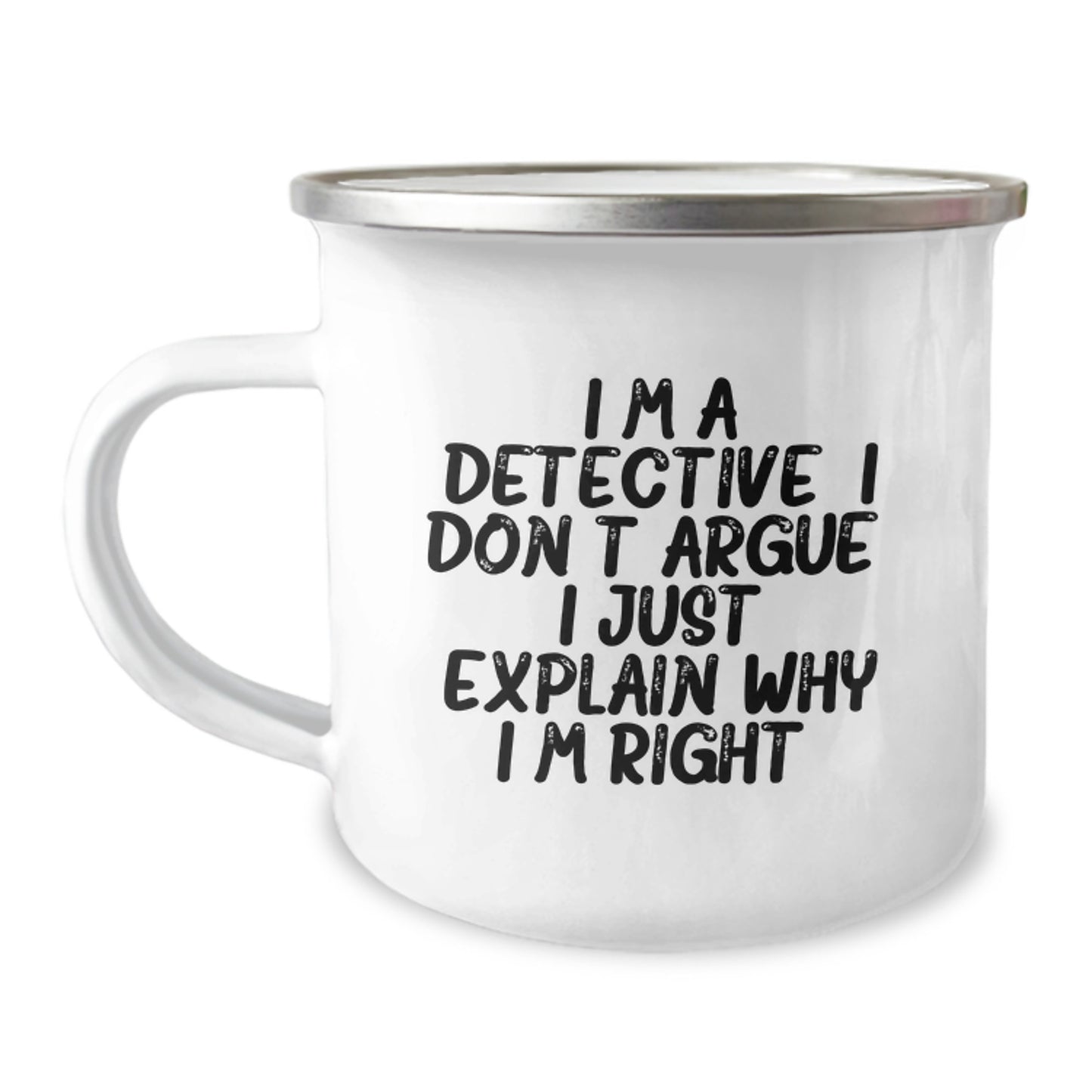 Detective Keepsake Camping Mug for Him Birthday Surprise Gift Limited - Image 1