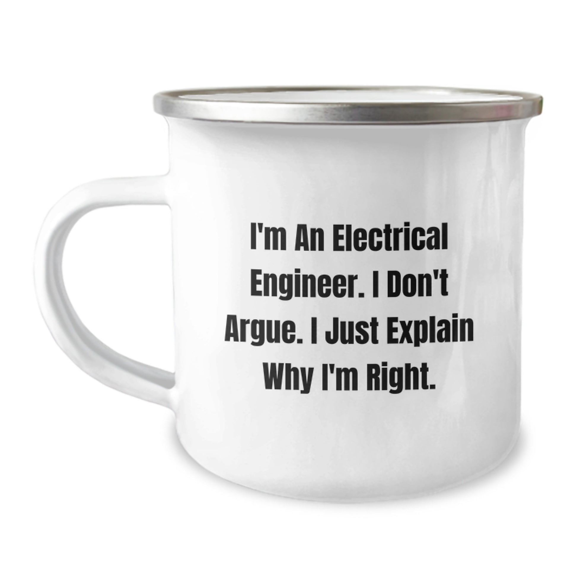 Electrical Engineer Camping Mug Birthday Gift for Her Present - Image 1