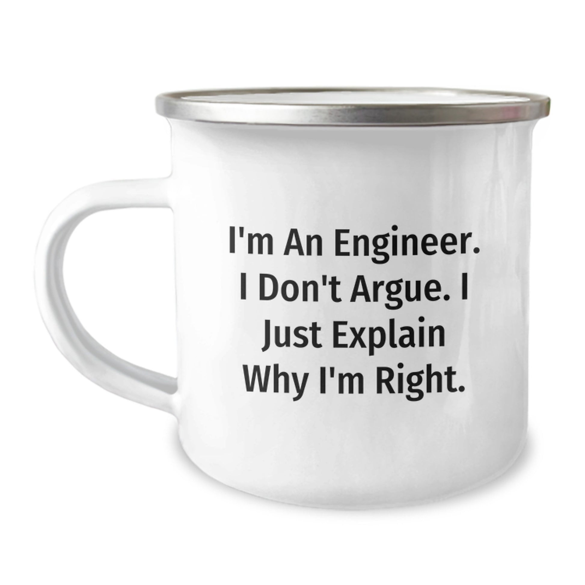 Engineer Keepsake Camping Mug for Him Birthday Gift – Durable - Image 1