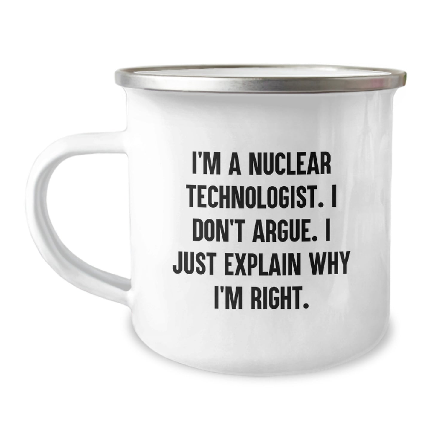 Birthday Gift Nuclear Technologist Camping Mug for Her Present - Image 1