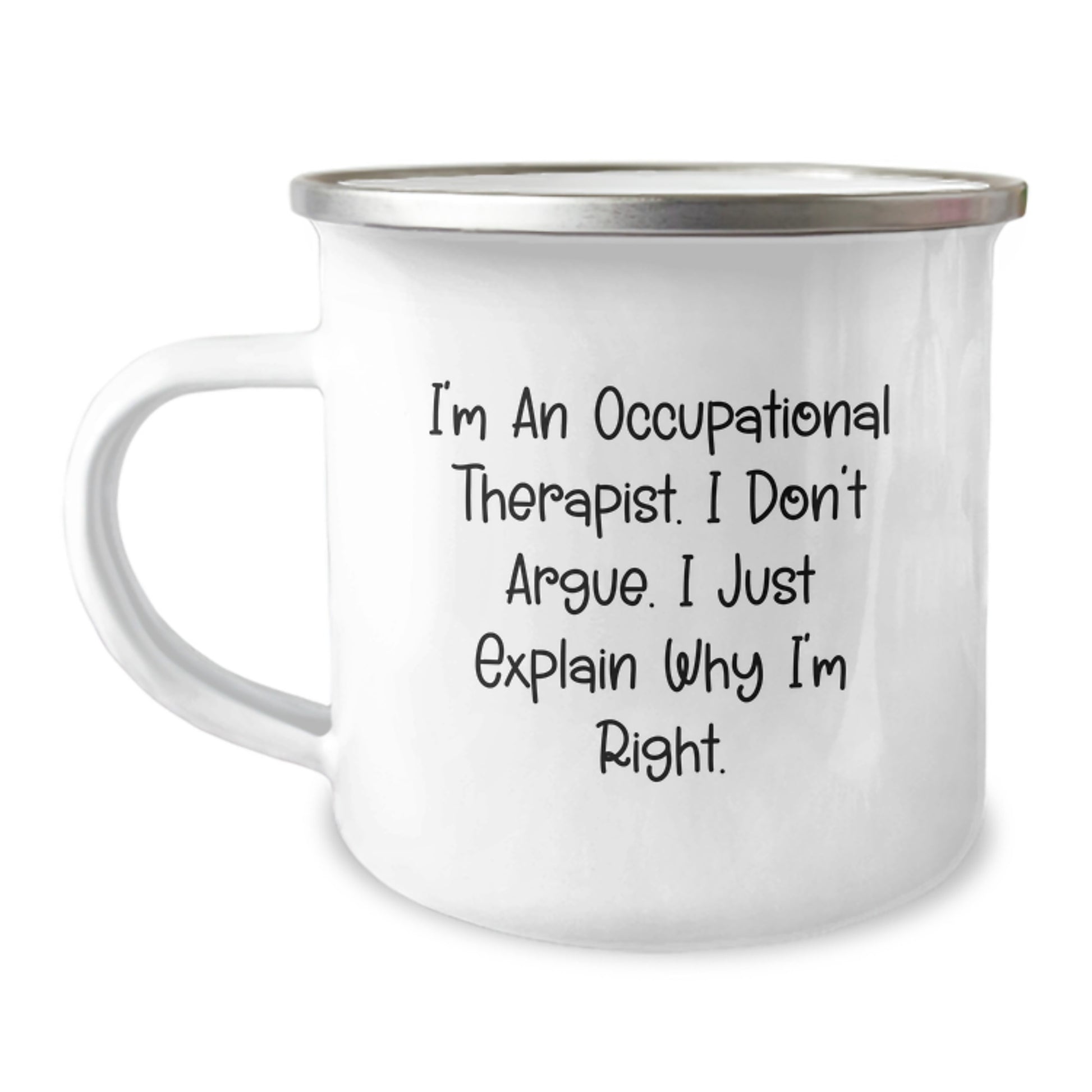 For Him Occupational Therapist Keepsake Birthday Gift Camping Mug 12oz - Image 1