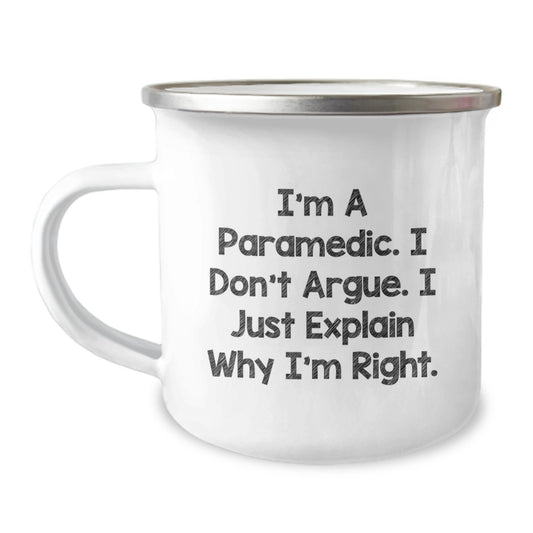 Funny Rescue Worker Camping Mug, Inspirational Gifts from Friends for Rescue Worker Men, Valentine's Unique Gifts - Image 1