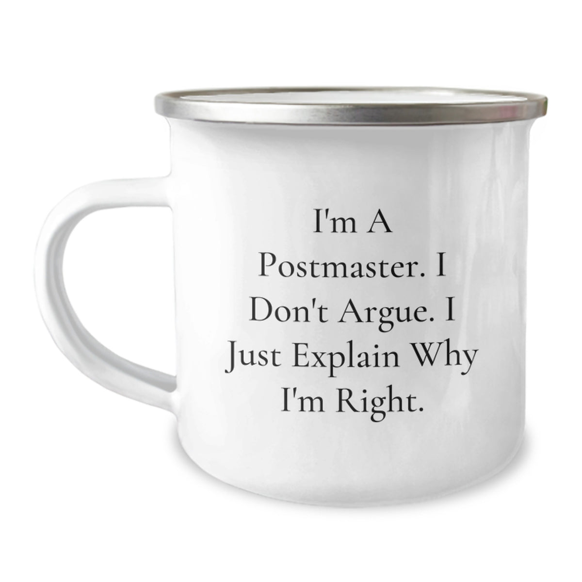 Funny Postmaster Gifts for Men, Gifts from Friends to Postmaster with Camping Mug, Valentine's Unique Gifts - Image 1