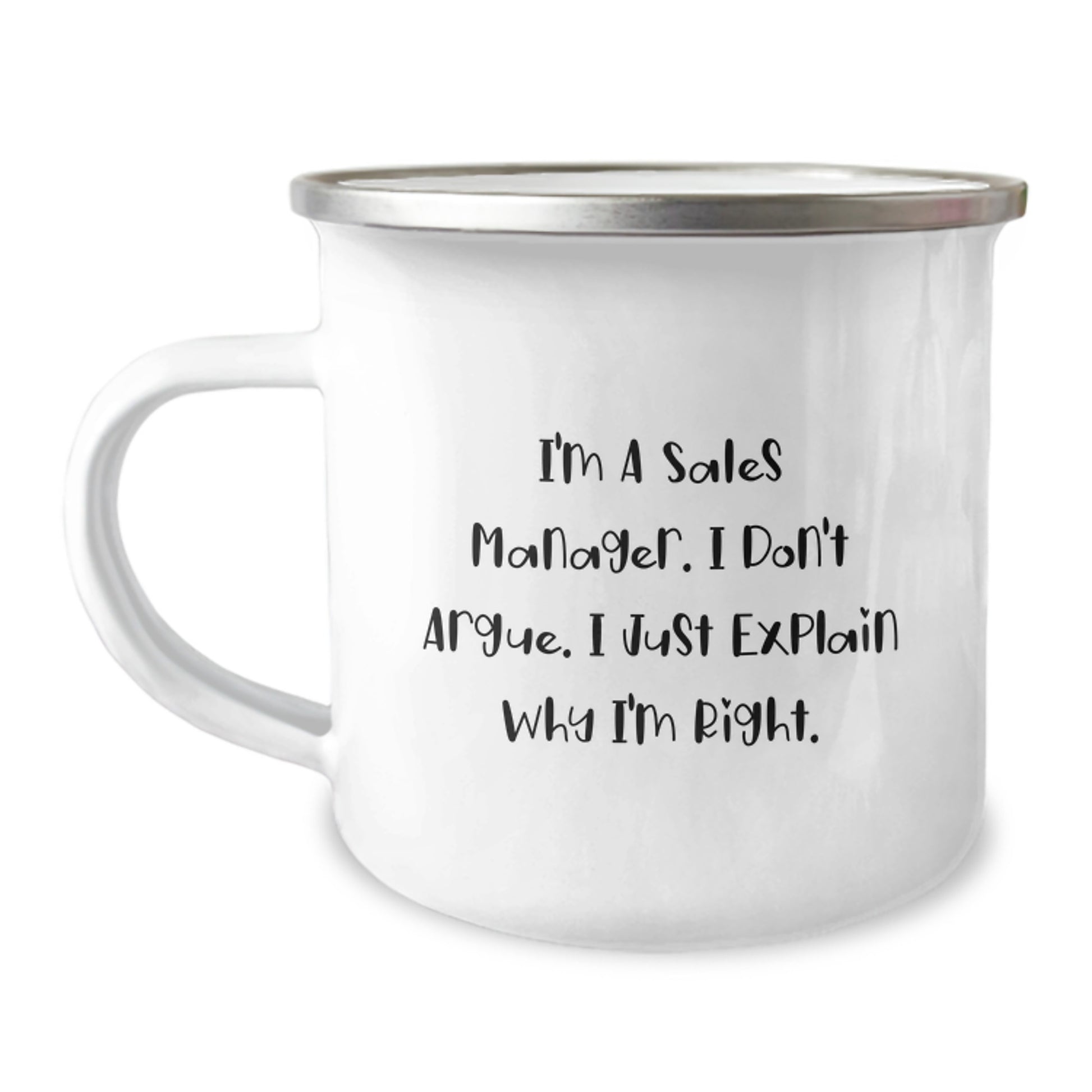 Funny Sales Manager Gifts for Her, I'm A Sales Manager, Camping Mug, Mother's Day Unique Presents from Sister to Women - Image 1