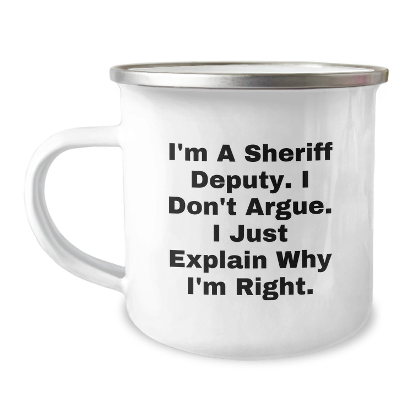 Sheriff Deputy Gifts from Friends, Funny Camping Mug for Sheriff Deputy, Perfect Mother's Day Unique Gifts - Image 1