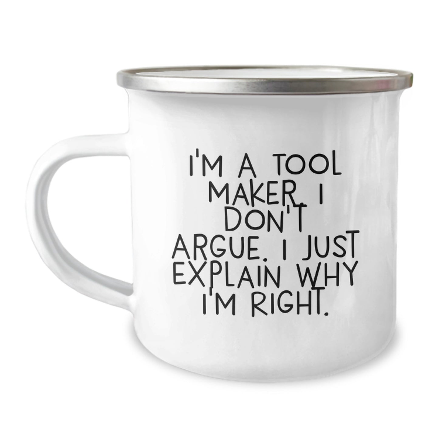 Gifts from Family to Tool Maker - Funny Camping Mug for Tool Maker Graduation Unique Gifts, Perfect for Tool Maker Enthusiasts, Funny Mug for Tool Maker Friends - Image 1