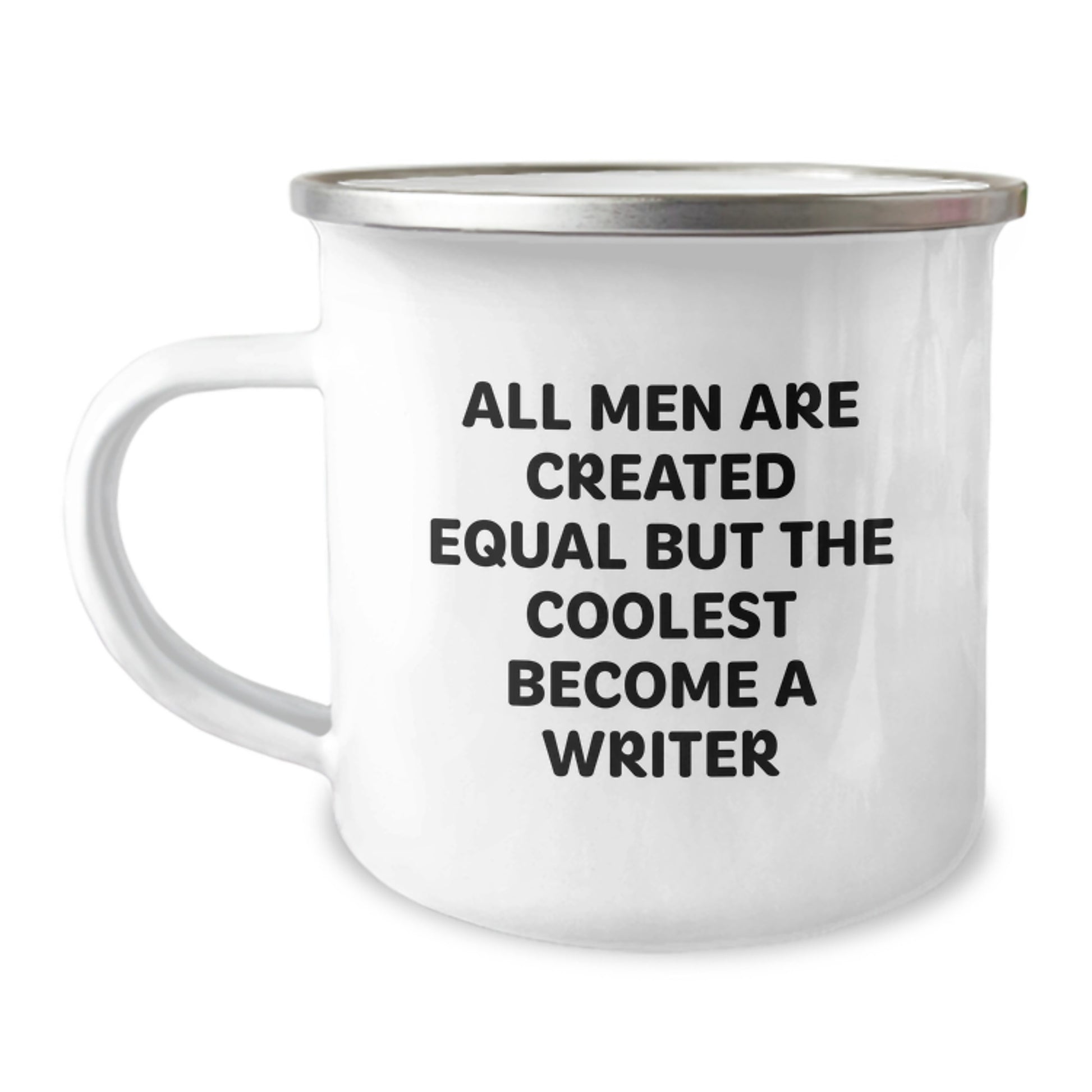 Birthday Gift for Her Writer Camping Mug – The Coolest Become A Writer - Image 1