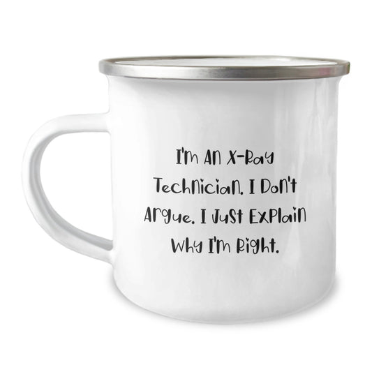 X-Ray Technician Gifts for Men - Funny Camping Mug - Gifts from Friends to X-Ray Technicians on Graduation Day - Image 1