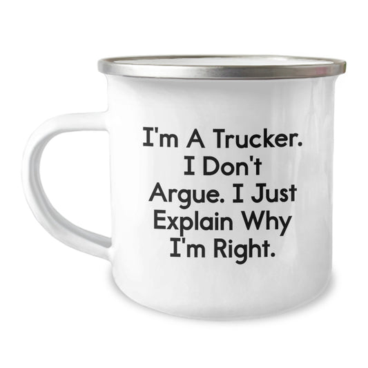 Funny Trucker Gifts from Family to Graduation Unique Gifts for Trucker - Image 1