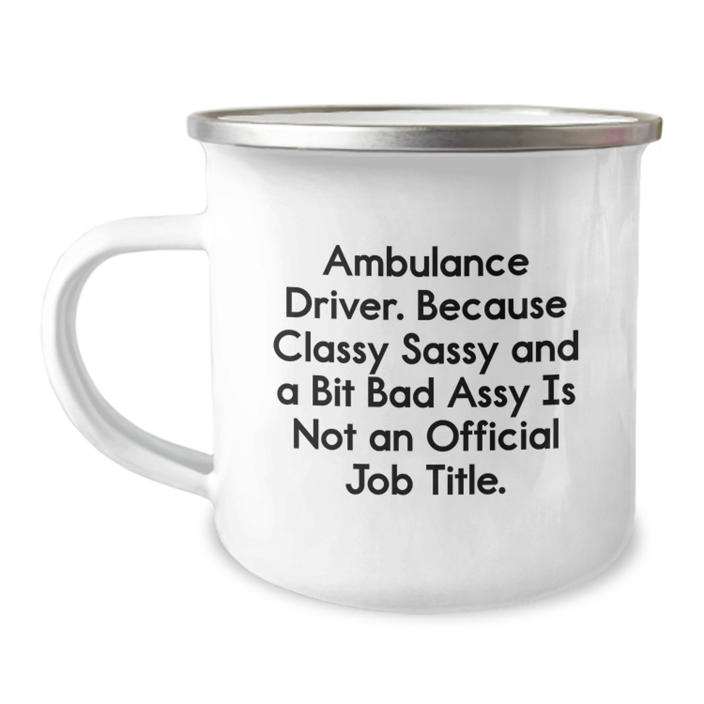 Ambulance Driver Keepsake Camping Mug for Him Birthday Gift - Image 1