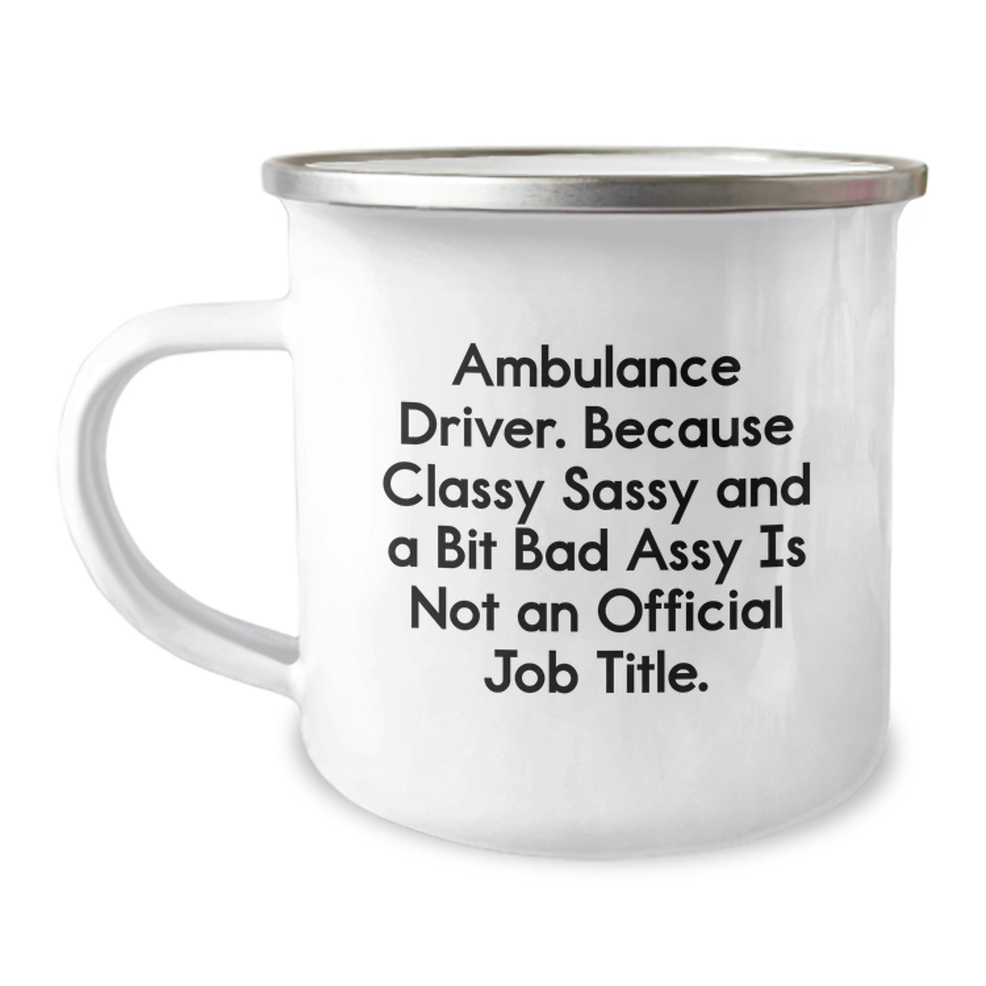Ambulance Driver Keepsake Camping Mug for Him Birthday Gift - Image 1