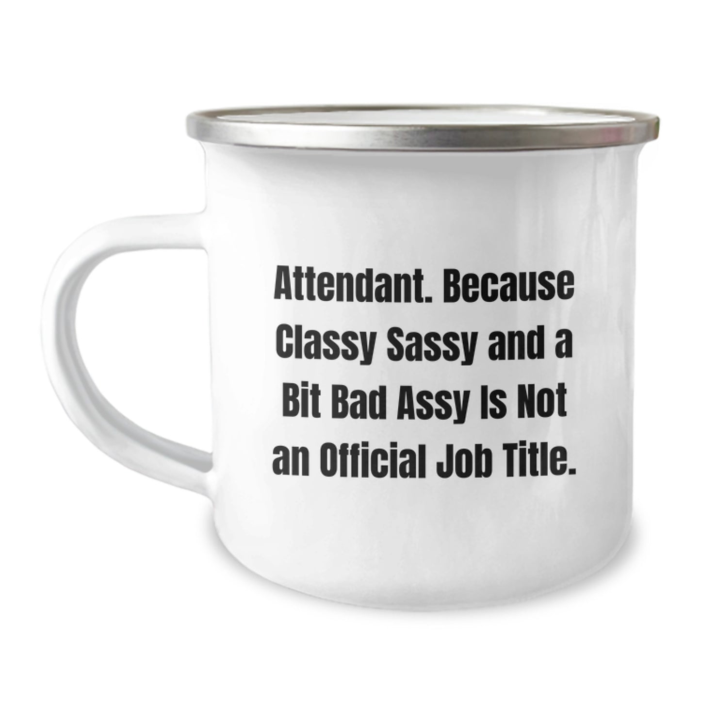Attendant Novelty Camping Mug Birthday Gift for Friends - Image 1