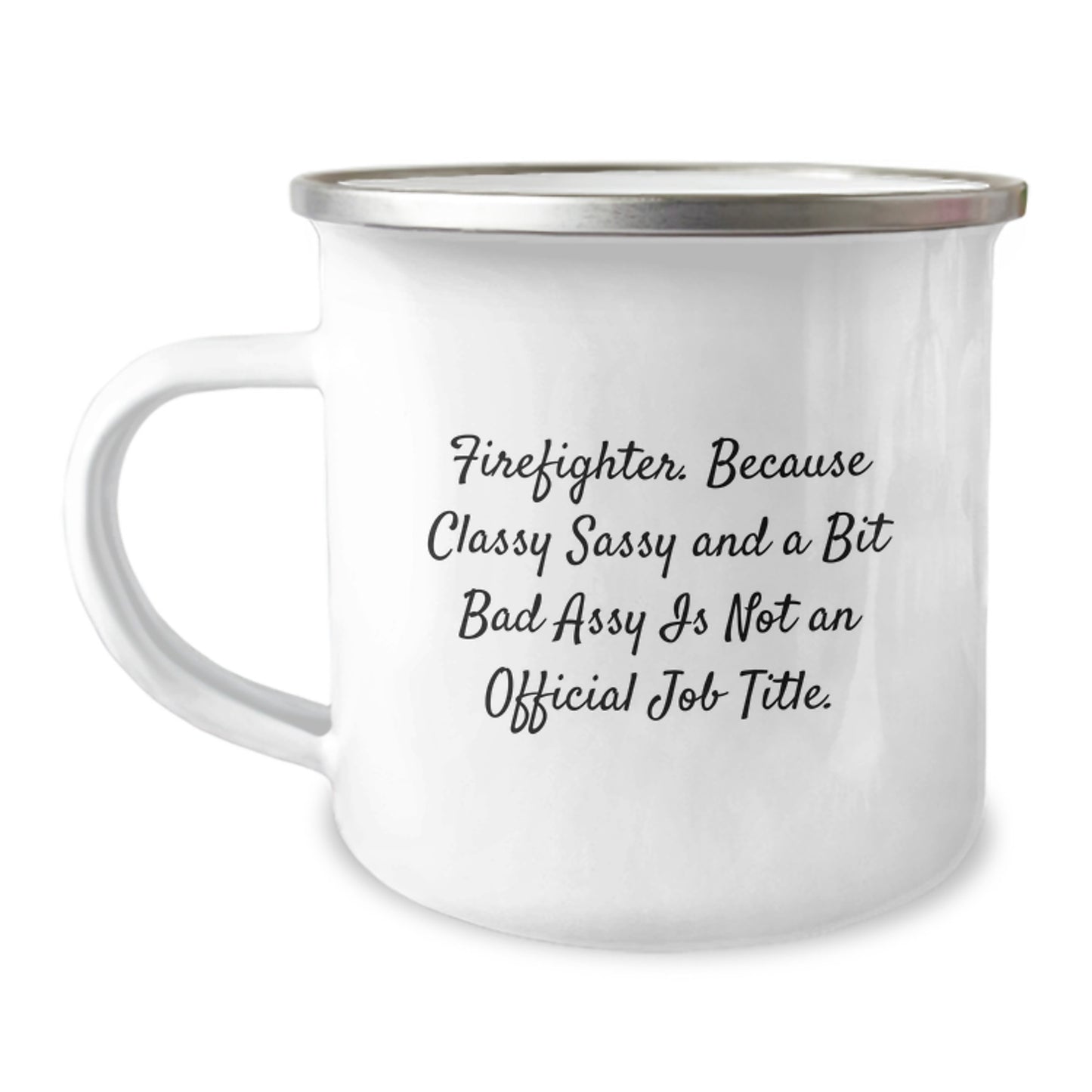 Funny Firefighter Gifts from Family and Friends - Inspirational Camping Mug for Firefighter Men, Women, and Coworkers - Graduation Unique Gifts - Image 1