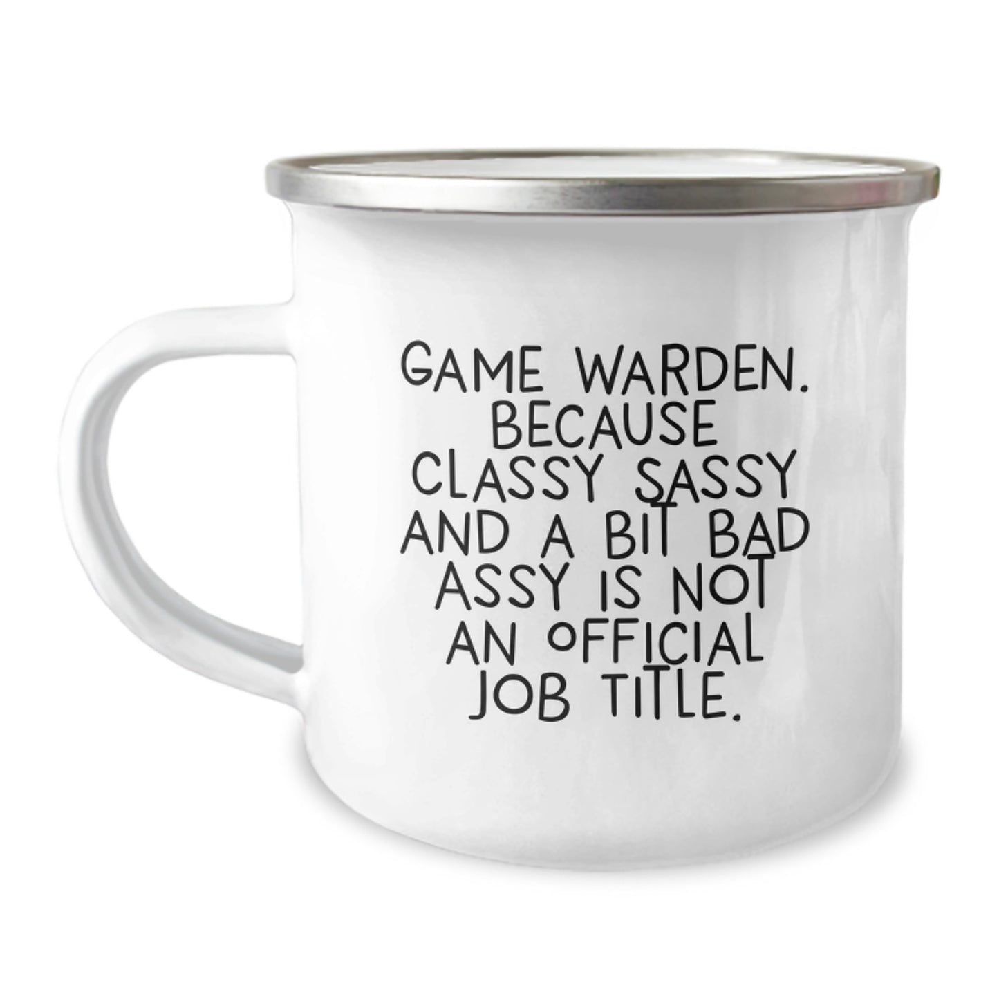 Funny Game Warden Camping Mug Gifts, Graduation Unique Gifts for Men, Funny Quotes About Game Warden, Gifts from Friends to Friends - Funny Sassy Game Warden Mug - Image 1