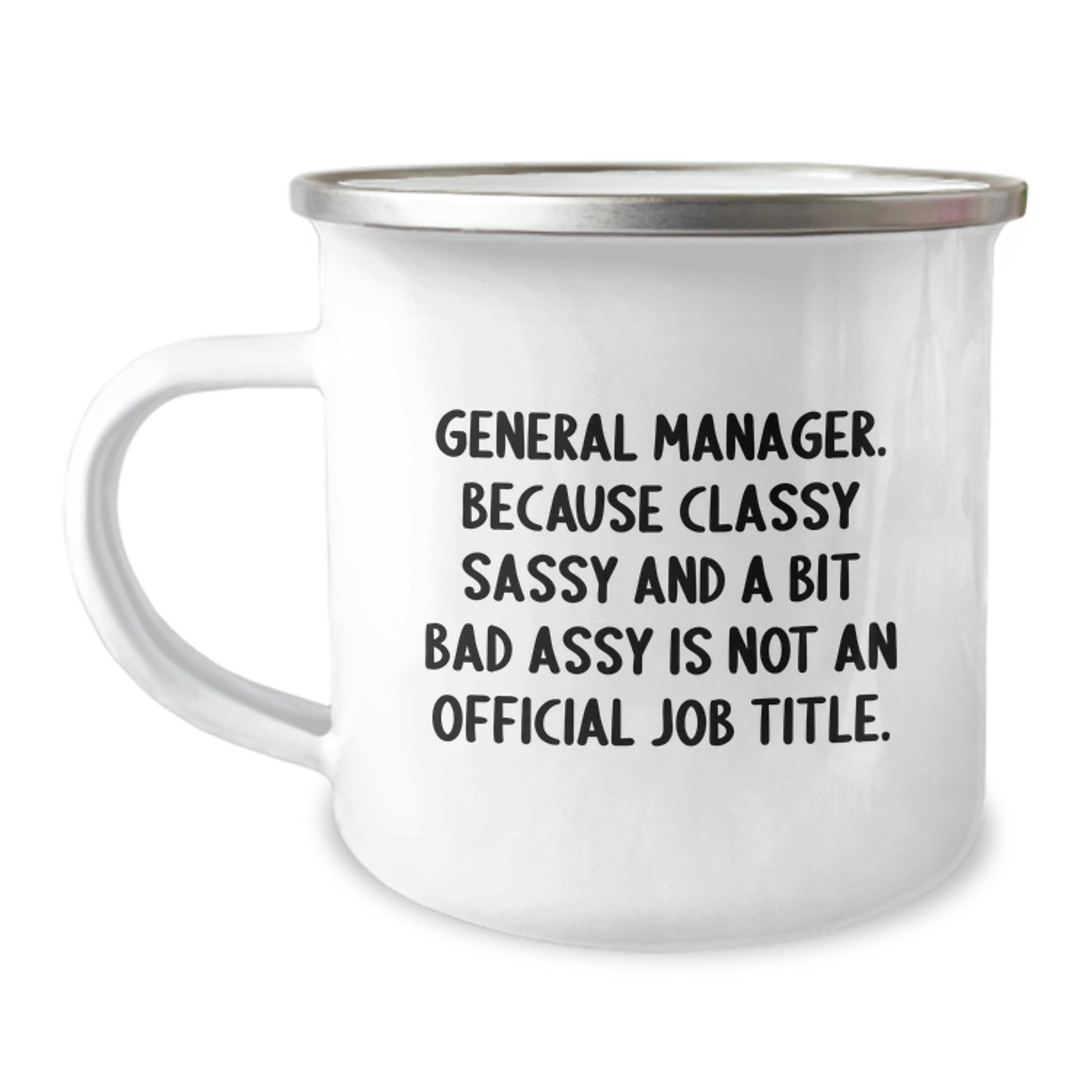 Funny General Manager Quotes Gifts for General Manager Men Camping Mug Graduation Unique Gifts from Friends - Image 1