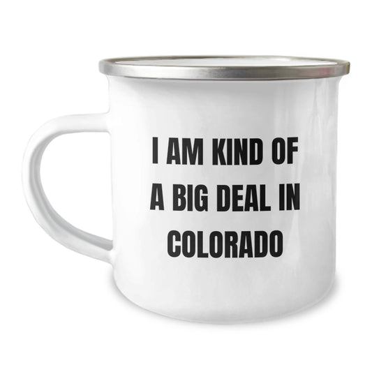 Colorado Camping Mug Novelty for Friends Birthday Gift - Image 1