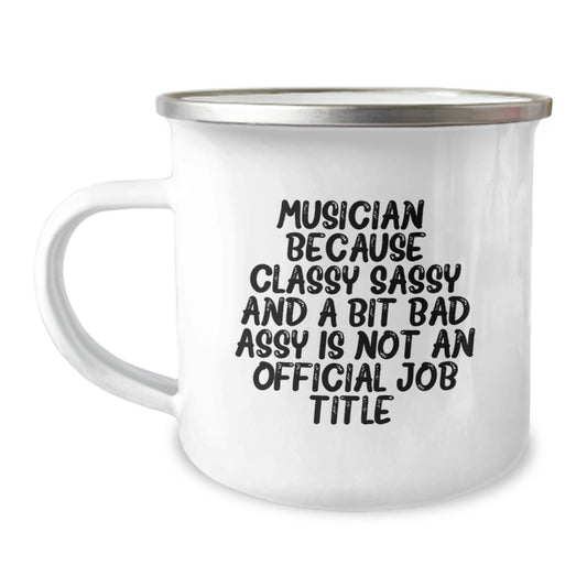 Funny Musician Camping Mug Gifts from Men to Musician Friends for Mother's Day Unique - Image 1