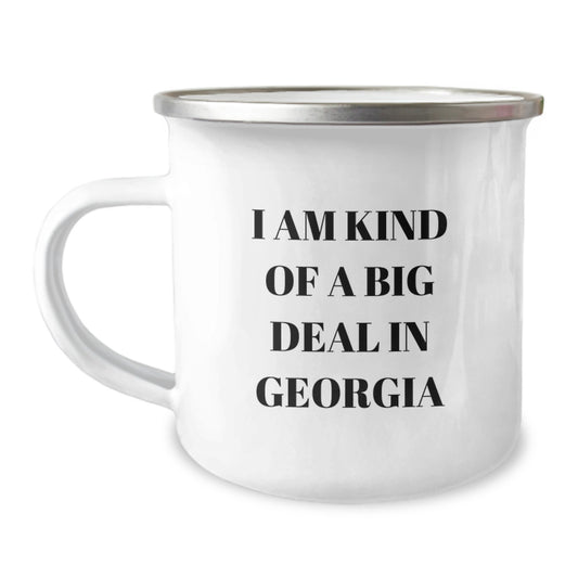 Funny Georgia Gifts for Mom - I Am Kind Of A Prime Selection In Georgia Camping Mug Gifts from Friends and Family - Image 1