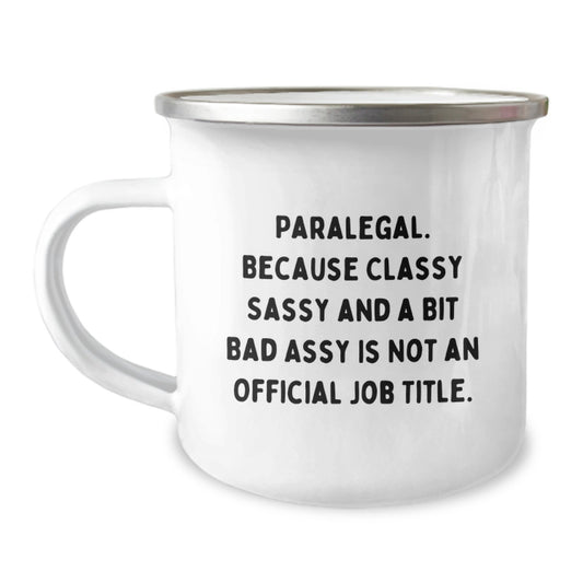 Birthday Gift Paralegal Camping Mug for Her Present - Image 1